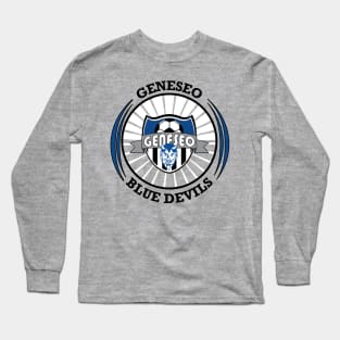 Geneseo Girls Soccer Crest Starburst Long Sleeve T-Shirt